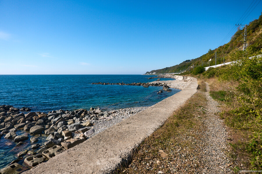 Пешком вдоль берега моря. Пейзаж. Пешком вдоль берега моря. Пейзаж.